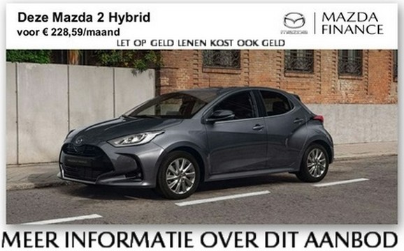 Bekijk de financiering op de Mazda 2 Hybride bij Garage Dochy Izegem