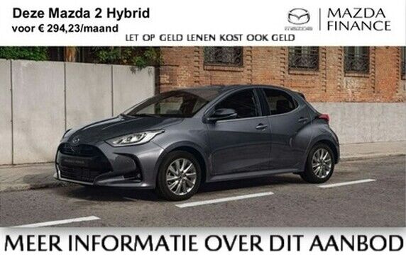 Lead Grey Mazda 2 stockwagen kopen op afbetaling bij Garage Dochy Izegem