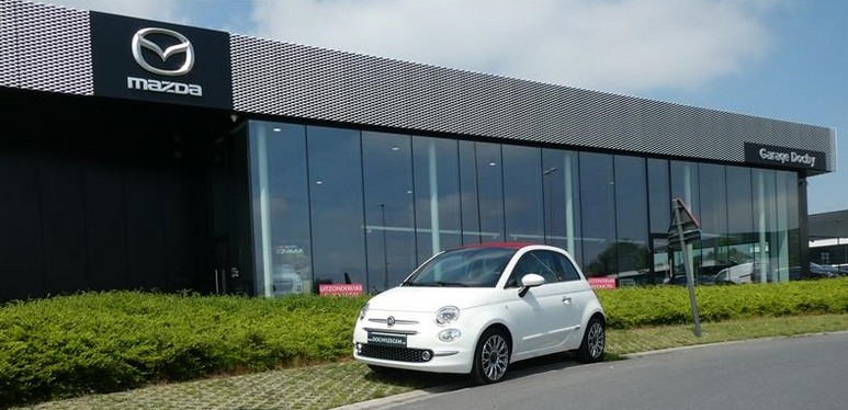 Fiat 500 C cabrio in hybride tweedehands kopen bij Garage Dochy Izegem Mooie Fiat 500C cabrio in Hybride tweedehands kopen