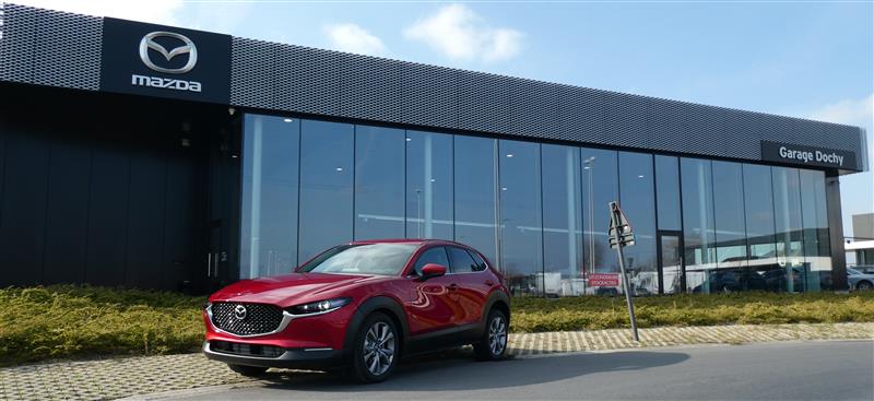 Mazda CX-30 stockwagen met stockactie kopen bij Garage Dochy Izegem nabij Roeselare Stockactie op direct leverbare Mazda CX-30 kopen bij Garage Dochy Izegem