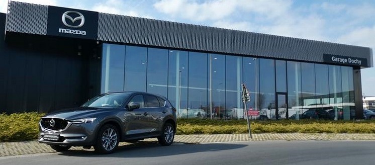 Mazda CX-5 Machine Grey demo wagen kopen bij Garage Dochy met uitzonderlijke korting Groot klantvoordeel op demowagen Mazda CX-5 bij Garage Dochy