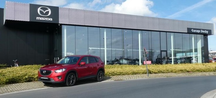Soul Red Mazda CX-5 diesel kopen bij Garage Dochy Izegem 