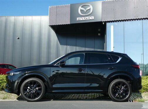 Stockkorting op de Mazda CX-5 benzine Homura Jet Black Mica bij Garage Dochy Izegem kopen nabij Roeselare