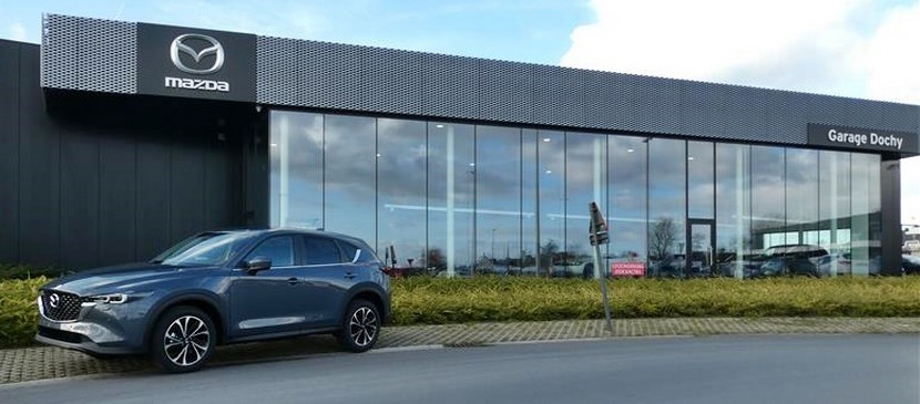 Stockkorting op de Polymetal Grey Mazda CX5 stockwagen bij Garage Dochy Izegem