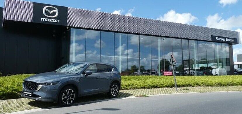 Polymetal Gray Mazda CX-5 automaat tweedehands benzine kopen Mooie tweedehands Mazda CX-5 automaat kopen bij Garage Dochy Izegem