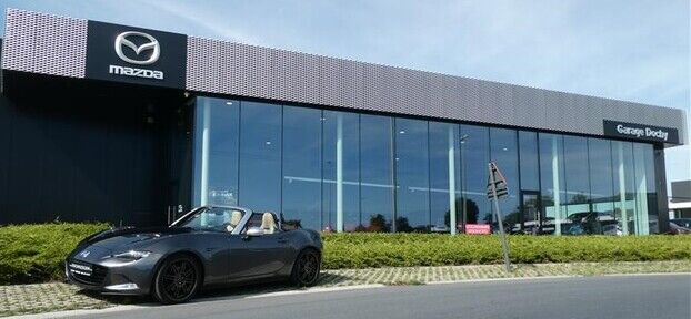 Mooie tweedehands Mazda MX5 machine grey Gion kopen bij Garage Dochy Izegem 