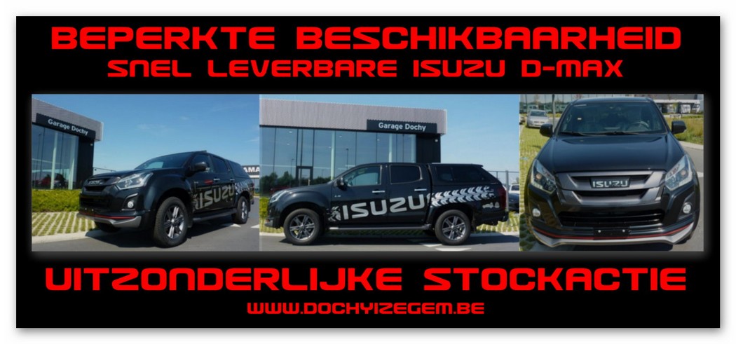 Garage Dochy is Uw Isuzu verdeler voor de regio