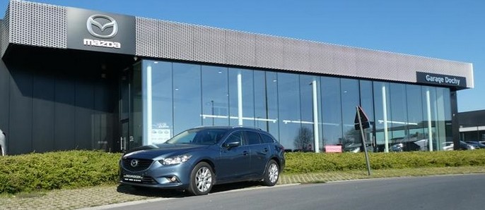 Mooie Mazda 6 break tweedehands met garantie kopen bij Garage Dochy Izegem