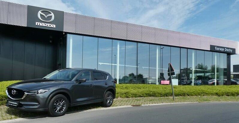 Mazda CX-5 Machine Gray tweedehands benzine 2020 kopen met garantie Mazda CX-5 benzine Machine Gray tweedehands wagen kopen bij Garage Dochy Izegem